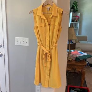 Yellow summer dress